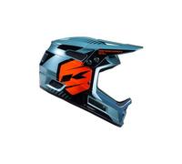 Casque integral kenny elite bleu rouge