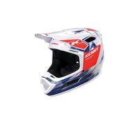 Casque integral kenny prolight graphic blood blanc bleu