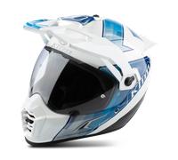 Klim Casque d'enduro Krios Pro Spectrum Carbon ECE/DOT blanc-bleu Taille 2XL Homme