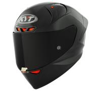 KYT KX-1 Race GP Plain FIM, casque intégral XL Noir Mat Noir Mat