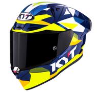 Casque Intégral KYT R1R Diamond Blue/Yellow