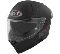 KYT R2R Plain, casque intégral XXL Noir Mat Noir Mat