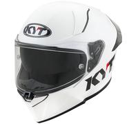KYT R2R Plain Casque, blanc, taille XL pour homme
