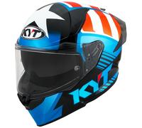 KYT R2R Straight Casque, multicolore, taille S pour homme