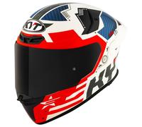 KYT TT-Revo Fuselage, casque intégral XL Blanc/Rouge/Bleu Blanc/Rouge/Bleu