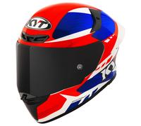 KYT TT-Revo Gear, casque intégral L Bleu/Blanc/Rouge Bleu/Blanc/Rouge