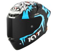 KYT TT-Revo Masia Replica Hiver Test Casque ( Noir Mat / Bleu/Blanc) Taille:L (