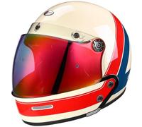 Casque intégral léger et Respirant pour Moto rétro pour Motos de croisière pour Les balades Casques en Plein air Confortable et Ajustable