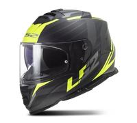 Casque Intégral LS2 FF800 Storm II Nerve Mat Noir/Jaune Haute VisibilitéL Mat Noir,Jaune Haute Visibilité