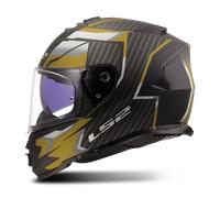 LS2 FF800 Storm II Tracker Casque, or, taille 2XL pour homme