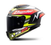Casque Intégral LS2 FF805 Thunder Replica Réplique NoirXL Réplique Noir