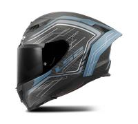 LS2 FF807 Dragon Subic Casque, bleu, taille 2XS pour homme