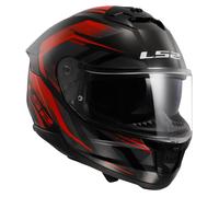 Casque Intégral LS2 FF808 STREAM II Fury Noir Brillant Rouge