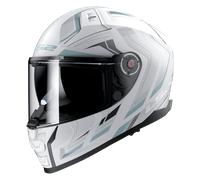 Casque Intégral LS2 FF811 Vector II Alizer Mat blanc/argentM Mat blanc,argent