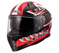 Casque Intégral LS2 FF811 Vector II Buntri Noir-Rouge