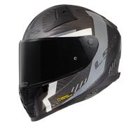 LS2 CASQUE INTEGRAL FF811 VECTOR II CARBON GRID MAT - M - LS2 CASQUE INTEGRAL FF811 VECTOR II CARBON GRID MAT - NOIR/GRIS