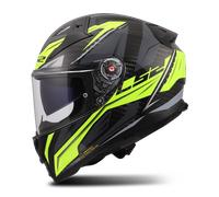 LS2 Helmets Casque intégral FF811 Vector II Carbon Savage Taille M Noir/Gris/Jaune Néon