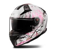 Casque Intégral LS2 FF811 VECTOR II DARFLO Blanc/RoseXS Blanc,Rose