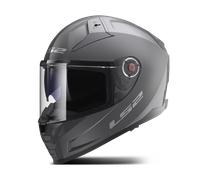 LS2 FF811 Vector II Solid Casque, gris, taille 3XL pour homme