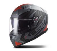 Casque Intégral LS2 FF811 Vector II Splitter Mat Titane/Rouge3XL Mat Titane,Rouge
