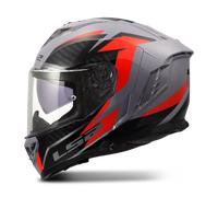 Casque Intégral LS2 FF818 Storm III Dynamo Gris/RougeM Gris,Rouge