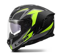 LS2 Casque intégral FF818 Storm III Dynamo Noir/Jaune haute visibilité Taille L Homme
