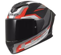 LS2 FF820 Rapid III Hyper Casque, noir/rouge, Taille XS (53/54)