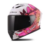 Casque Intégral LS2 FF820 Rapid III Poppies Blanc/RoseXL Blanc,Rose