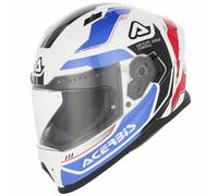 Casque Intégral Moto Acerbis X-WAY Graphic Blanc Bleu Poli EC2206 0026016.232