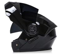 Casque Integral Moto Modulaire Relevable OT et ECE Approuvé, Léger, Double Visiere (Teintée + Transparente), pour Homme et Femme M57-58CM