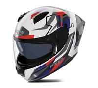 Casque Intégral Nolan N60-6 Sport Blanc/Bleu/Rouge MétalL Blanc,Bleu,Rouge Métal