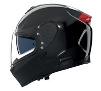 Nolan Casque intégral N80-8 Classico Nobile 335 – Noir/Rouge – Taille S