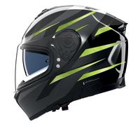 Nolan N80-8 Fervo 354, casque intégral XXS Noir/Gris Foncé/Jaune Néon Noir/Gris Foncé/Jaune Néon