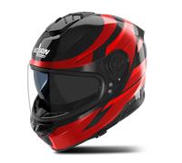 Nolan Casque intégral N80-8 Fervo 355 Noir/Rouge Chrome Métal XL