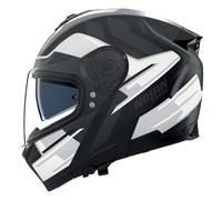 Nolan Casque intégral N80-8 Trittico 359 - Mat noir / gris foncé / blanc - Taille XL