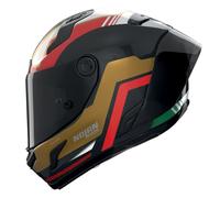 Nolan Casque intégral X-804 RS U.C. PIEGA 367 Carbonio Or/Rouge/Vert métal