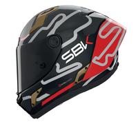 Casque Intégral Nolan X-804 RS U.C. SBK 360 Carbonio / Rosso / Oro