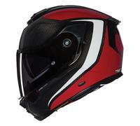 NOLAN Casque moto X-903 Ultra Carbon Intrigo Carbon / Red / White M