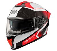 Premier Helmets Evoluzione Dk 2 Bm Full Face Helmet Rouge,Blanc XL
