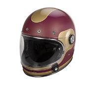 Casque Intégral Rétro STORMER Advance Burgundy Gold Pearly XS