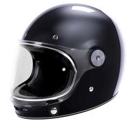 Casque Intégral Rétro STORMER - Taille XL - Prédisposé Pinlock 70 - Intérieur Cuir & Suède Démontable - Fermeture Double D