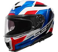 Schuberth S3 Storm Casque, blanc-rouge-bleu, taille L pour homme
