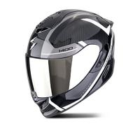 Casque Intégral Scorpion EXO-1400 EVO II Carbon Air Noir/Argent/BlancM Noir,Argent,Blanc