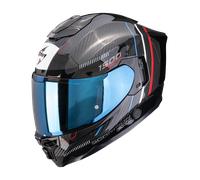 Casque Intégral Scorpion EXO-1500 Carbon Air Zity Noir/Rouge/BleuL Noir,Rouge,Bleu