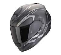 Casque Intégral Scorpion EXO-491 Kripta (Noir Mat/Argent) Taille: L (59)