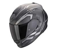 Casque Intégral Scorpion EXO-491 Kripta (Noir Mat/Argent) Taille: S (55)