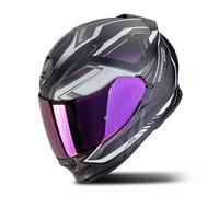 Scorpion EXO-491 Zumo, casque intégral XS Mat Noir/Gris/Vert Foncé/Mauve Mat Noir/Gris/Vert Foncé/Mauve