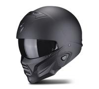 Scorpion, Exo-Combat Ii, Casques Ouverts Et Modulaires Pour Motos, Noir Mat, Xxl, Unisexe-Adulte