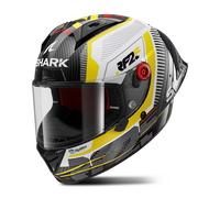 Casque Intégral Shark Aeron-Gp Blanc/jauneM Blanc,jaune