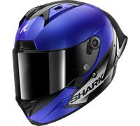 Shark Aeron-GP Blank SP, casque intégral XS Bleu/Gris Foncé/Noir Bleu/Gris Foncé/Noir